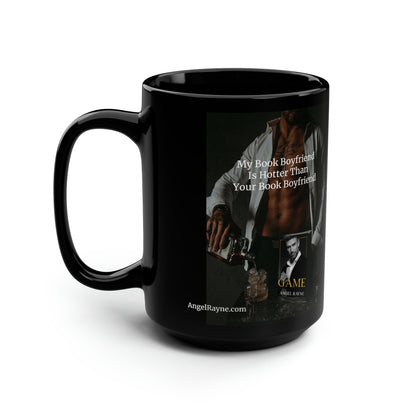 My Book Boyfriend - Black Mug, 15oz