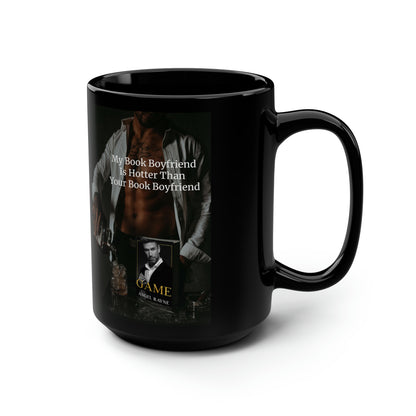 My Book Boyfriend - Black Mug, 15oz