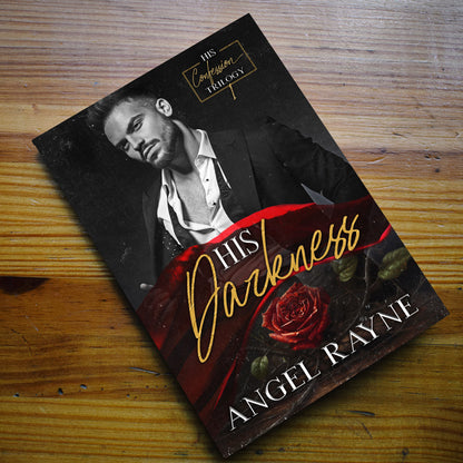 his darkness, dark mafia romance, book cover